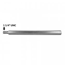Przedłużka aluminiowa 1 1/4" UNC 200 mm TITANIUM