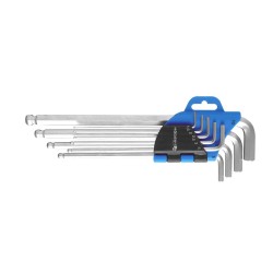 Klucze imbusowe 1,5 - 10mm 9 szt. HOEGERT HT1W808