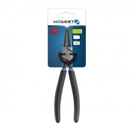 Szczypce do pierścieni osadczych wewnętrzne proste 180 mm Hoegert HT1P141