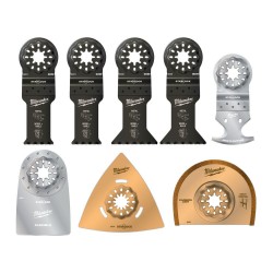 Zestaw brzeszczotów do narzędzia wielofunkcyjnego Milwaukee Starlock, 8 szt