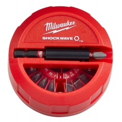 Zestaw bitów PH, PZ, TX 25 mm Milwaukee Shockwave Impact Duty, 15 el.