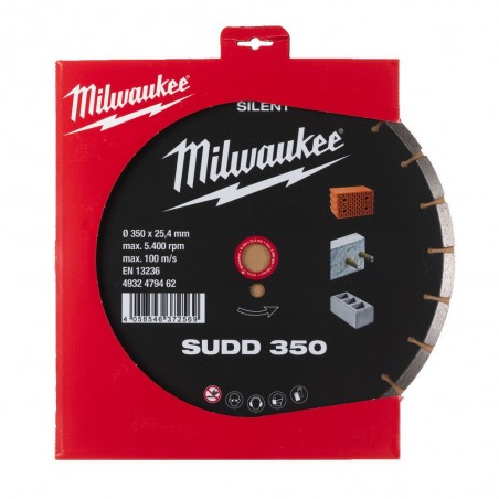 Tarcza diamentowa 350x25,4 mm Milwaukee SUDD350