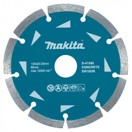 Tarcza diamentowa 125 mm Makita D-41595-10, 10 szt.