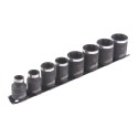 Zestaw nasadek udarowych krótkich 3/8" 8-19 mm Milwaukee Shockwave Impact Duty, 8 szt