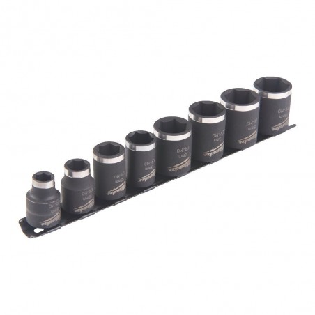 Zestaw nasadek udarowych krótkich 3/8" 8-19 mm Milwaukee Shockwave Impact Duty, 8 szt