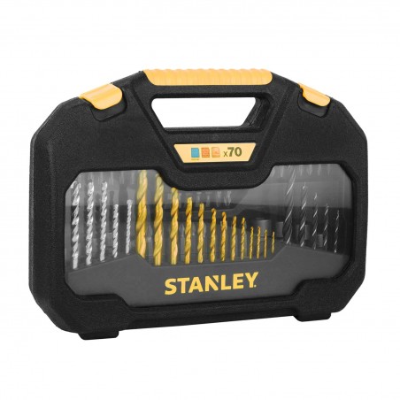 Zestaw wierteł i bitów Stanley STA7184, 70 elementów