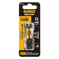 Bity udarowe PH2 50 mm DeWalt DT70532T - 2 szt