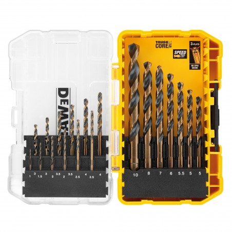 Zestaw wierteł HSS-G 1-10 mm DeWalt DT70728, 19 szt.