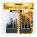 Zestaw wierteł HSS-G 1-10 mm DeWalt DT70728, 19 szt.