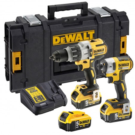 Zestaw Combo 18V DCD996 + Zakrętarka DCF887 + 3x5Ah DeWalt DCK276P3