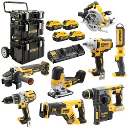 Zestaw Combo 18V 4x5Ah DeWalt DCK856P4, 8 el.