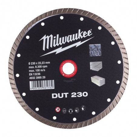 Tarcza diamentowa DUT 230 x 22,2 mm Milwaukee
