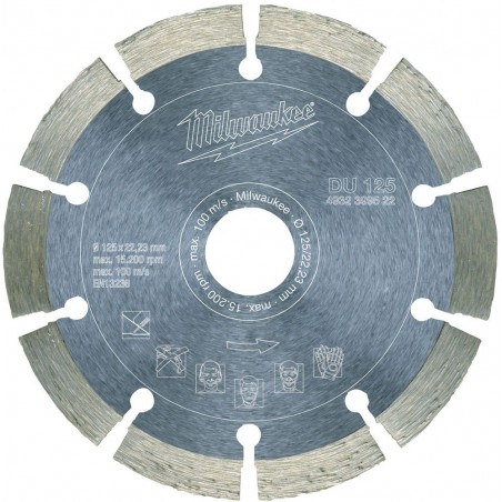Tarcza diamentowa DU 125 x 22,2 mm Milwaukee