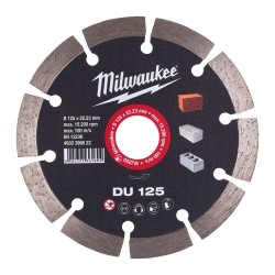 Tarcza diamentowa DU 125 x 22,2 mm Milwaukee