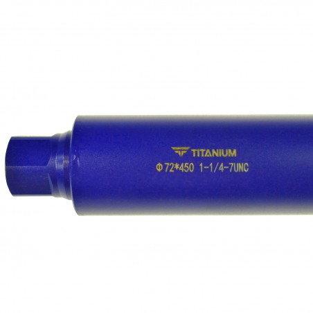 Otwornica diamentowa do betonu 72x450 mm 1.1/4 UNC TITANIUM