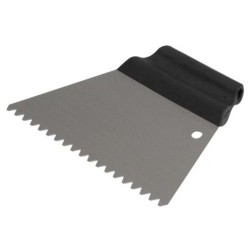 Szpachla metalowa 180mm z zębem trójkątnym 6mm Kubala 0518