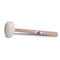 Młotek gumowy czarny 500g Rubi