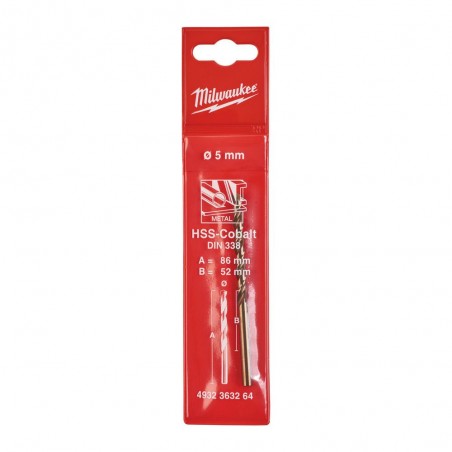 Wiertło HSS-G CO 5,0 mm (1 szt.)