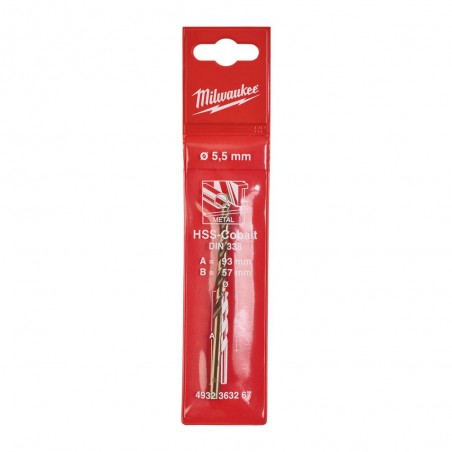 Wiertło HSS-G CO 5,5 mm Milwaukee (1 szt.)