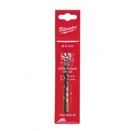Wiertło HSS-G CO 6,0 mm Milwaukee (1 szt.)