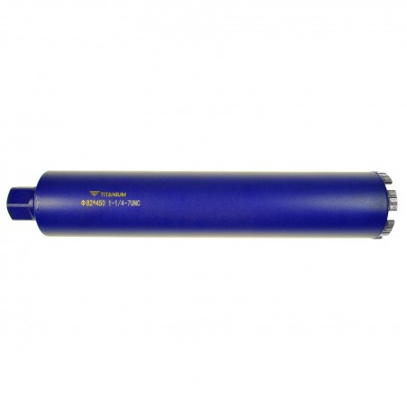 Otwornica diamentowa do betonu 82x450 mm 1.1/4 UNC TITANIUM