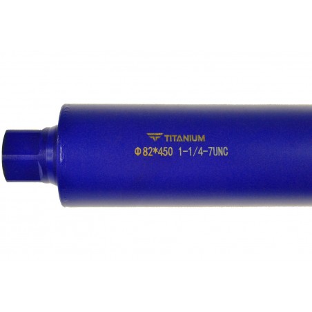 Otwornica diamentowa do betonu 82x450 mm 1.1/4 UNC TITANIUM