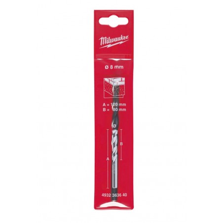 WIERTŁO DO BETONU Ø3 MM MILWAUKEE DIN 8039