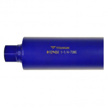 Otwornica diamentowa do betonu 92x450 mm 1.1/4 UNC TITANIUM