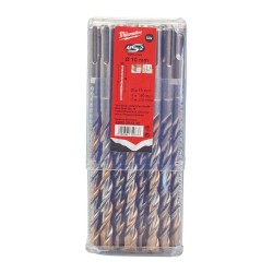 WIERTŁA 10 SZTUK/OP. Ø14 MM SDS-PLUS MILWAUKEE - 2 OSTRZOWE