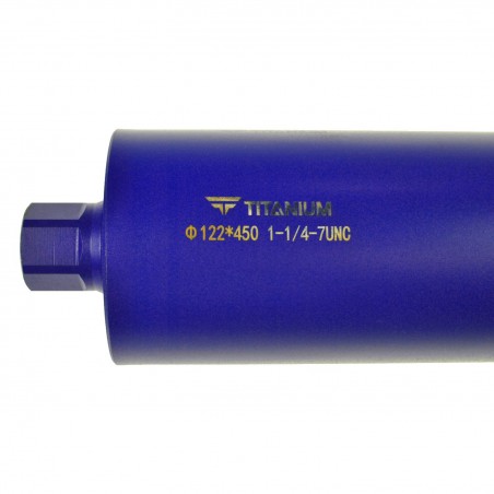 Otwornica diamentowa do betonu 122x450 mm 1.1/4 UNC TITANIUM