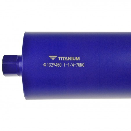 Otwornica diamentowa do betonu 132x450 mm 1.1/4 UNC TITANIUM