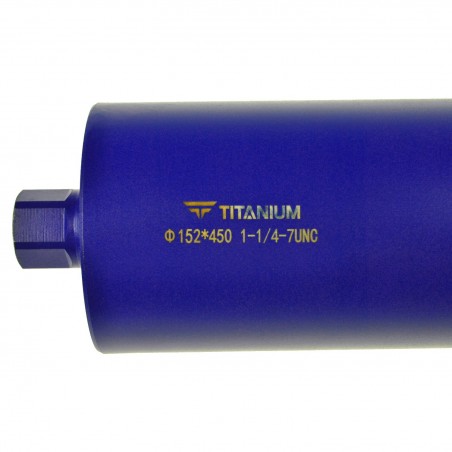 Otwornica diamentowa do betonu 152x450 mm 1.1/4 UNC TITANIUM
