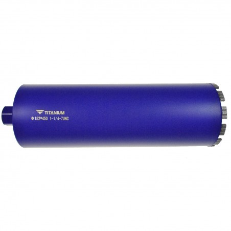 Otwornica diamentowa do betonu 152x450 mm 1.1/4 UNC TITANIUM