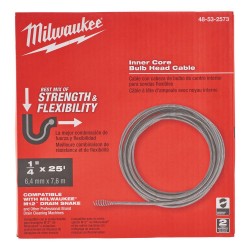 Główka prosta Ø 8 mm x 7,6 m Milwaukee do przepychacza