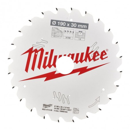 Zestaw tarcz 190 x 30 mm Twin pack 24 i 48 zęby 2 szt. Milwaukee