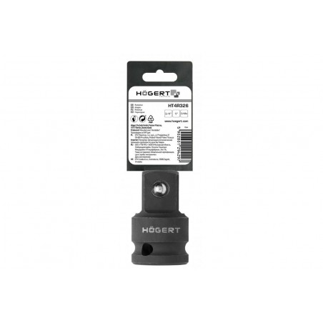 Adapter udarowy 3/4" (F) x 1" (M), CrMo Hogert HT4R326