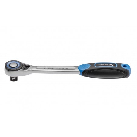 Grzechotka prosta 3/8'', 72 zęby, CrMo Hogert HT1R308