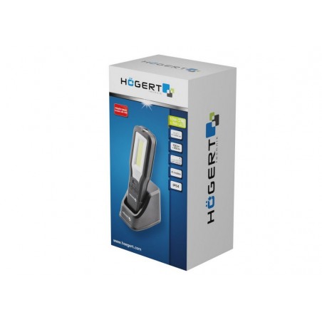Lampa warsztatowa z bazą LED USB Hogert HT1E408