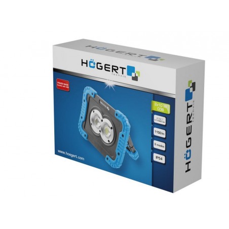 Reflektor akumulatorowy LED USB Hogert HT1E430