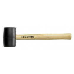 Młotek gumowy czarny 450 g Hogert HT3B041