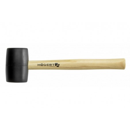 Młotek gumowy czarny 450 g Hogert HT3B041