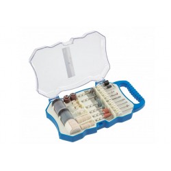 Komplet akcesoriów zapasowych do mini szlifierki Hogert HT2E116 72 szt.