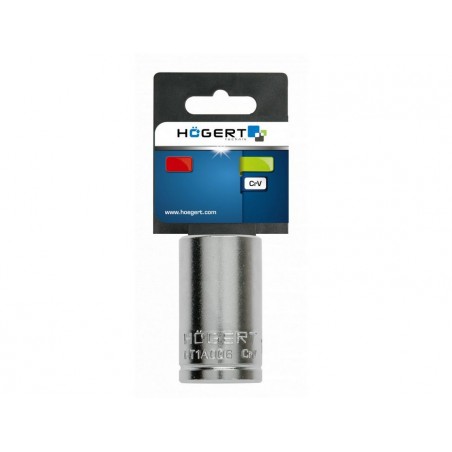 Nasadka sześciokątna 1/4'' 6 mm CrV DIN 3124 AS-drive Hogert HT1A006