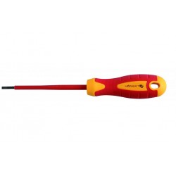 Wkrętak płaski 2.5 x 75 mm, 1000 V, stal S2 Hogert HT1S902