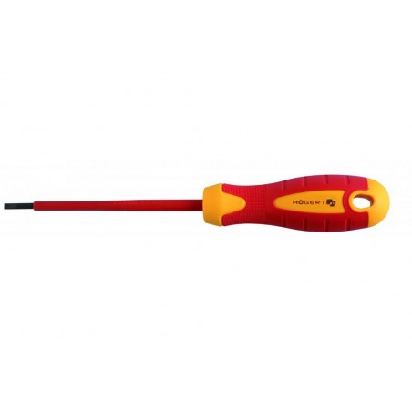 Wkrętak płaski 2.5 x 75 mm, 1000 V, stal S2 Hogert HT1S902