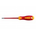 Wkrętak płaski 3 x 100 mm, 1000 V, stal S2 Hogert HT1S903
