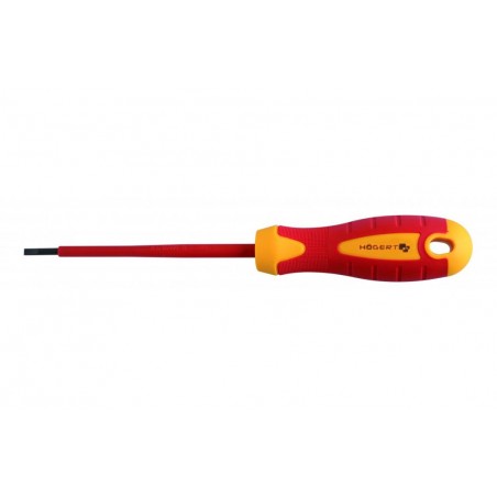 Wkrętak płaski 3 x 100 mm, 1000 V, stal S2 Hogert HT1S903