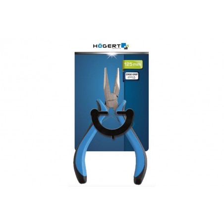 Szczypce precyzyjne wygięte 130 mm Hogert HT1P056