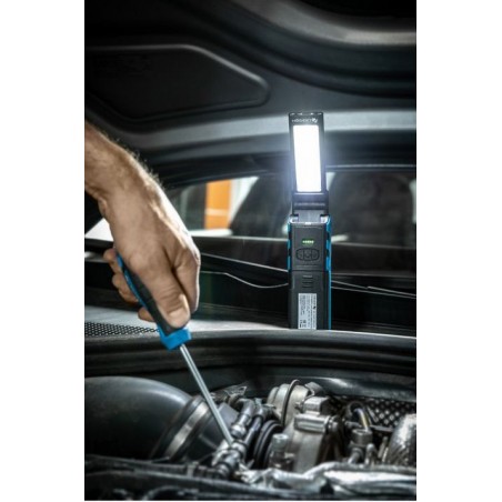 Lampa warsztatowa rozkładana LED USB Hogert HT1E407