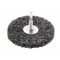 Ściernica tarczowa z włókniny 100mm z trzpieniem 6mm Hogert HT8D195